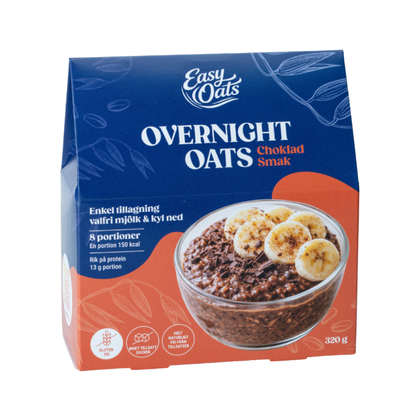 Üleööpuder šokolaadiga – kõrge valgusisaldusega